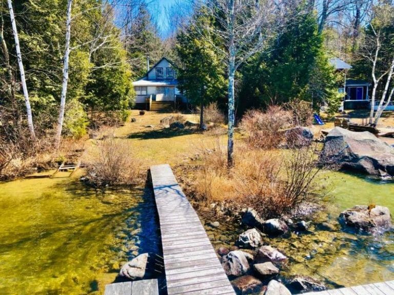 SOLD!!! Belgrade Stream with Acreage Maine Cabin Masters