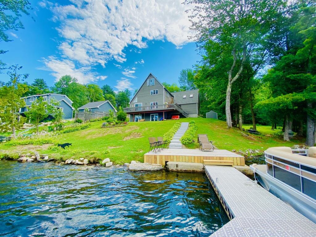 SOLD!!! Great Pond Contemporary Cottage Maine Cabin Masters